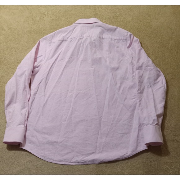 Untuckit Men's Long Sleeve Button Down Shirt Size XL Slim Fit Pink - Picture 2 of 6
